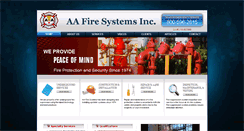 Desktop Screenshot of aafiresystemsinc.com